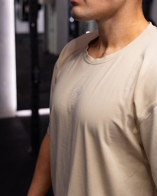Gym Starter Pack - Origin Oversized Tee (Stone)